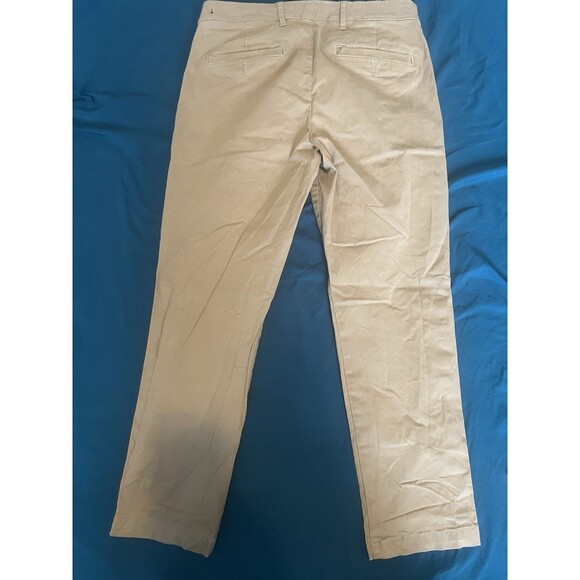 abercrombie & fitch langdon skinny stretch khaki Striped 30x30 - Picture 2 of 4